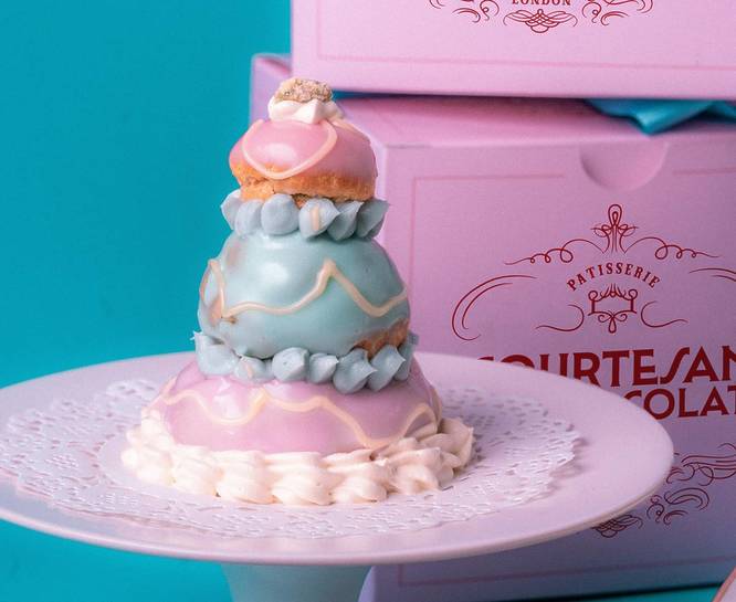 Wes Anderson Afternoon Tea showstopping dessert