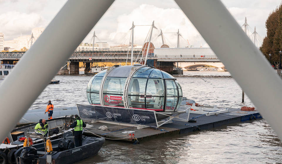 Why Was A London Eye Capsule Seen Floating Down The Thames This Week? – Here’s The Reason Behind The Strange Sight