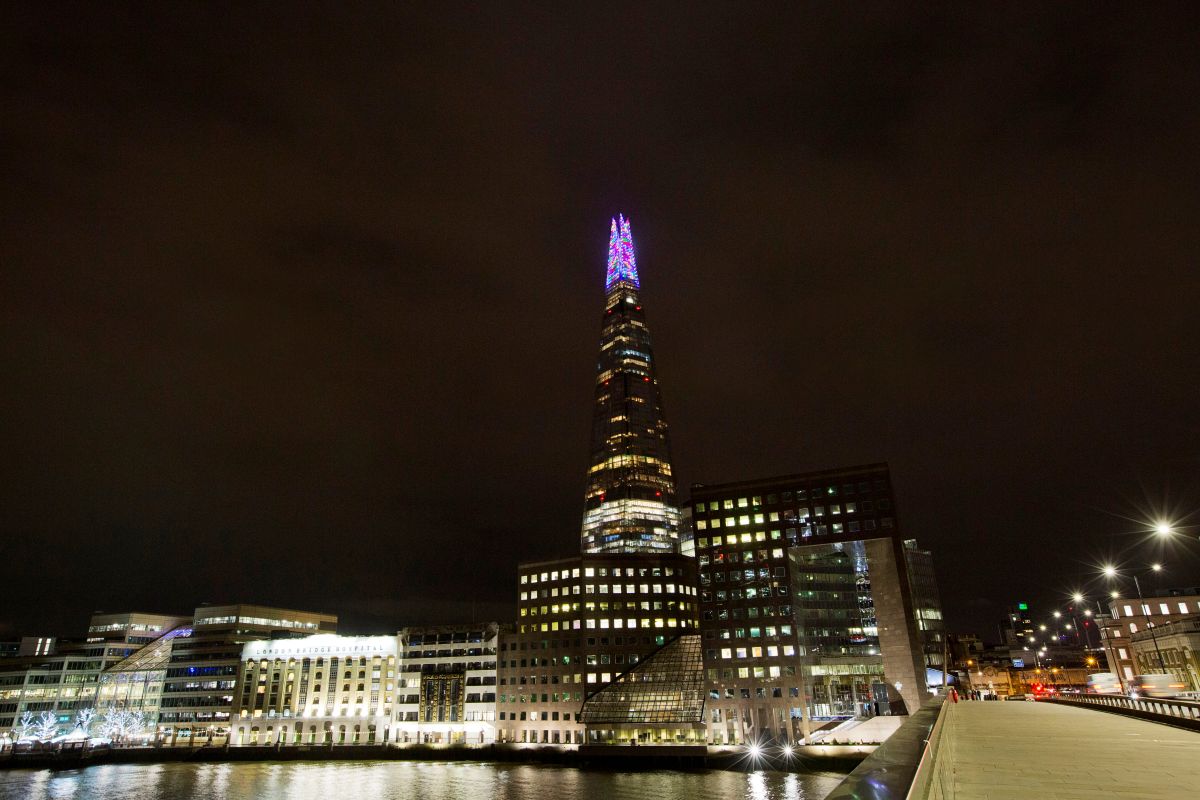 The Switch-On Date For The Shard’s Dazzling Christmas Lights Display Has Been Revealed – And There’s A New Artwork For 2025