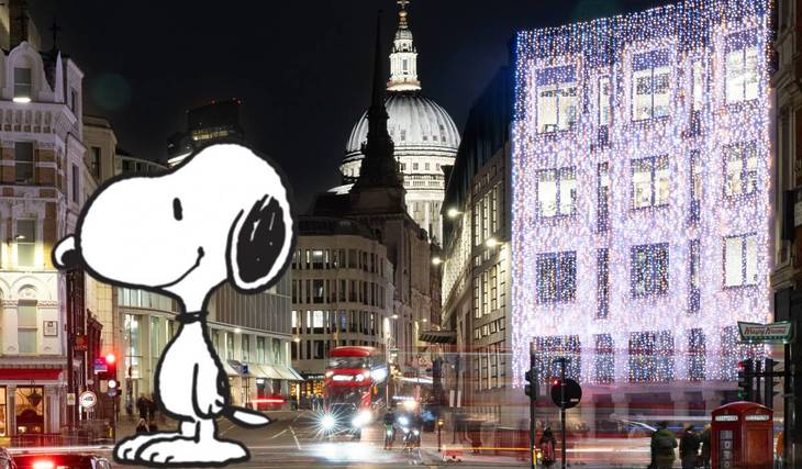 Un mágico sendero de esculturas de Snoopy de diseño exclusivo recorrerá el centro de Londres estas Navidades&#8230; y llega a la capital esta semana.