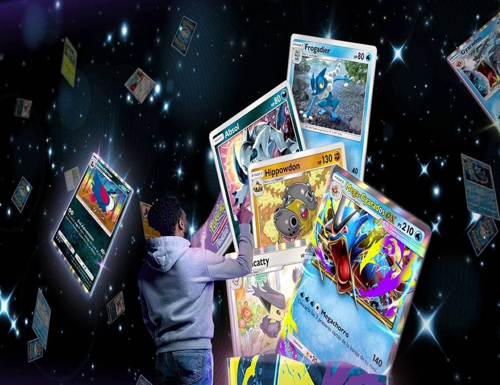 Qualcuno interagisce con l'esperienza Pokemon all'Outernet