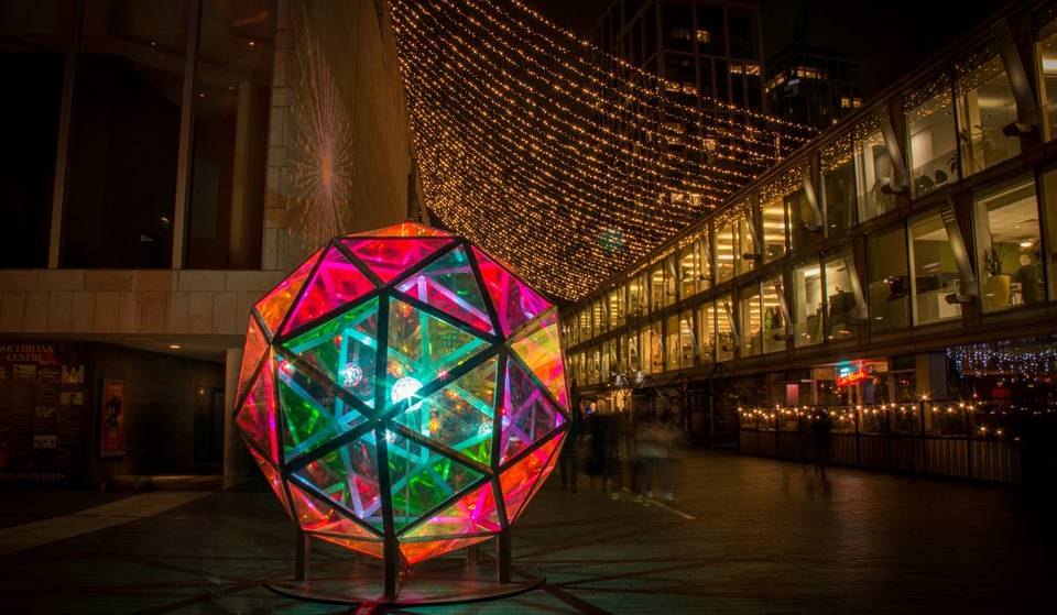 This Stunning Winter Lights Trail Has Returned To London’s Riverside – Featuring New Shimmering Installations And Popular Returning Artwork