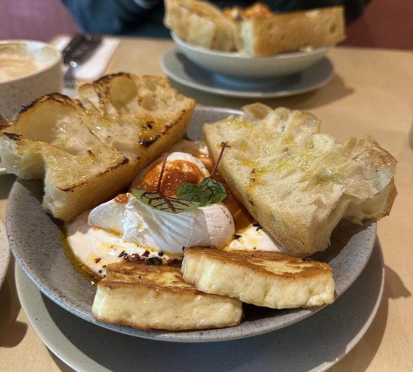 Breakfast eggs from Bobo & Wild in London.