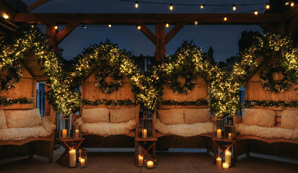 This Marylebone Restaurant Has Transformed Into A Cosy Alpine-Inspired Winter Hideaway &#8211; Complete With A Hidden Festive Rooftop Cinema Screening Christmas Classics Under The Stars