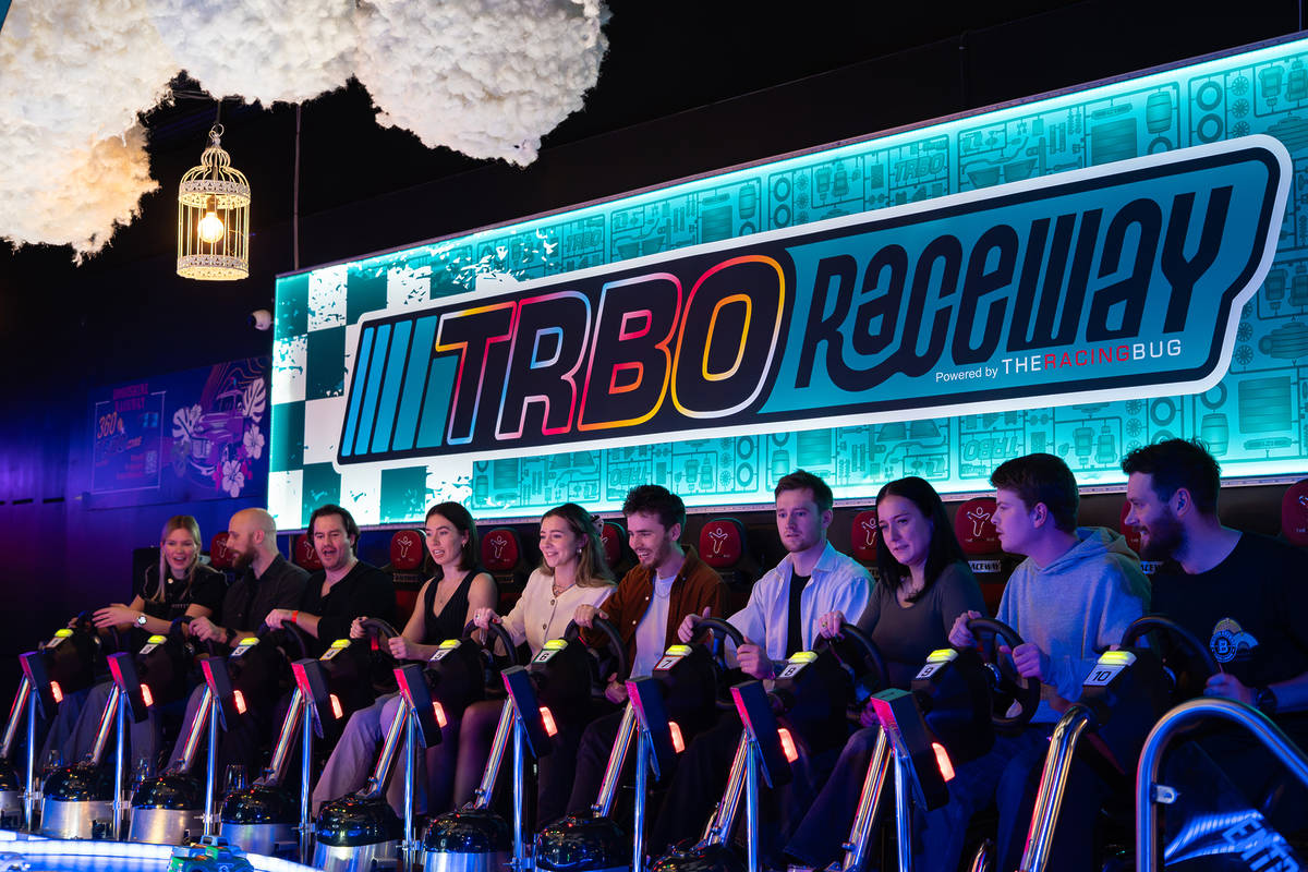 Racing game at the arcade inside The Thieves pub and playhouse in Battersea, London.