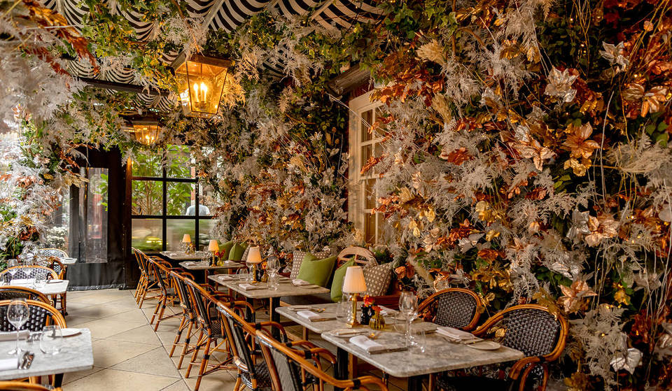 One Of London’s Prettiest Restaurants Has Just Had A Magical Winter Makeover – Transforming Into A Sparkling Dreamlike Winter Garden