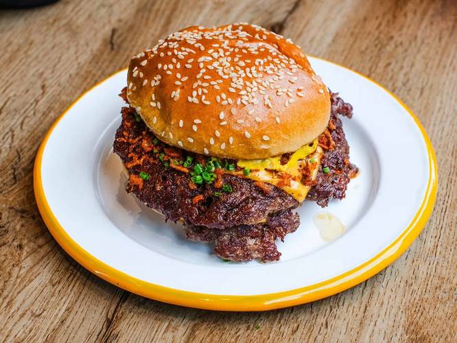 No Drama Double Cheeseburger