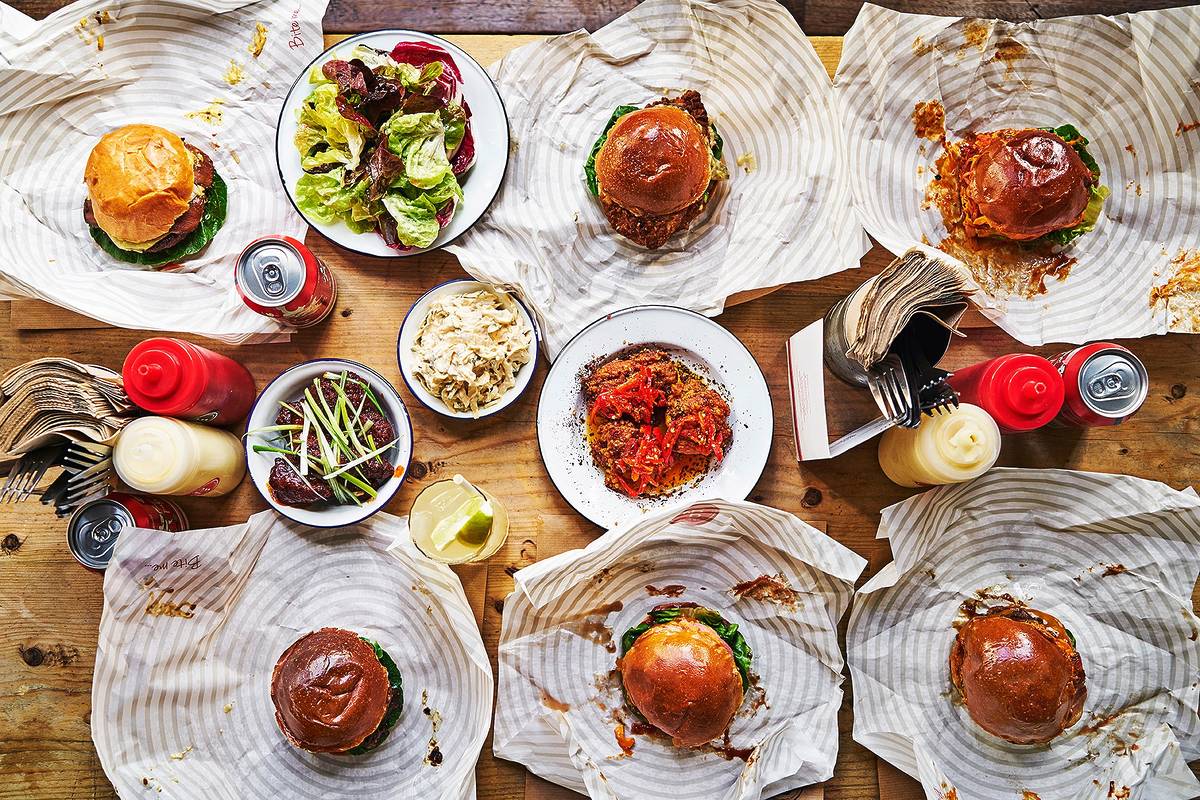 patty and bun burgers