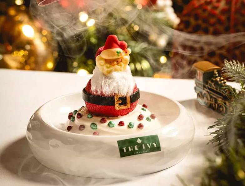 the ivy festive special dessert