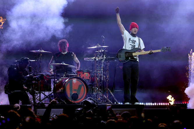 Twenty One Pilots performing live at the Jingle Bell Ball