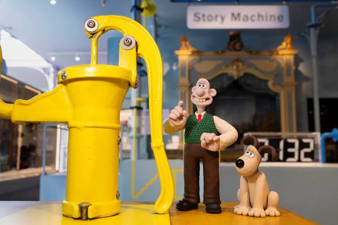 Wallace & Gromit explore Young V&A, Bethnal Green