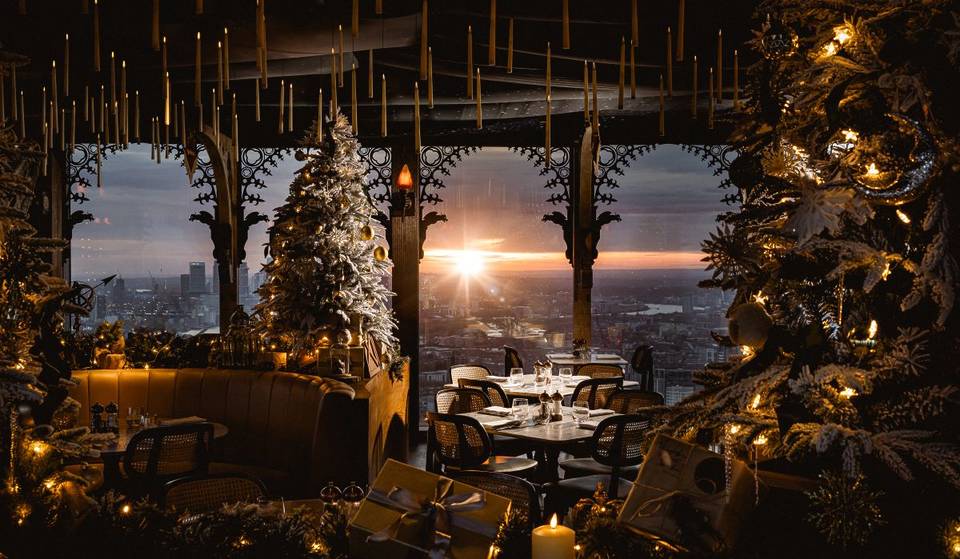 El legendario restaurante Sky-High de Londres, abierto las 24 horas, acaba de transformarse en un mágico e impresionante país de las maravillas mágicas.