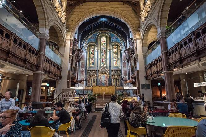 Mercato Mayfair inside St Mark’s Church