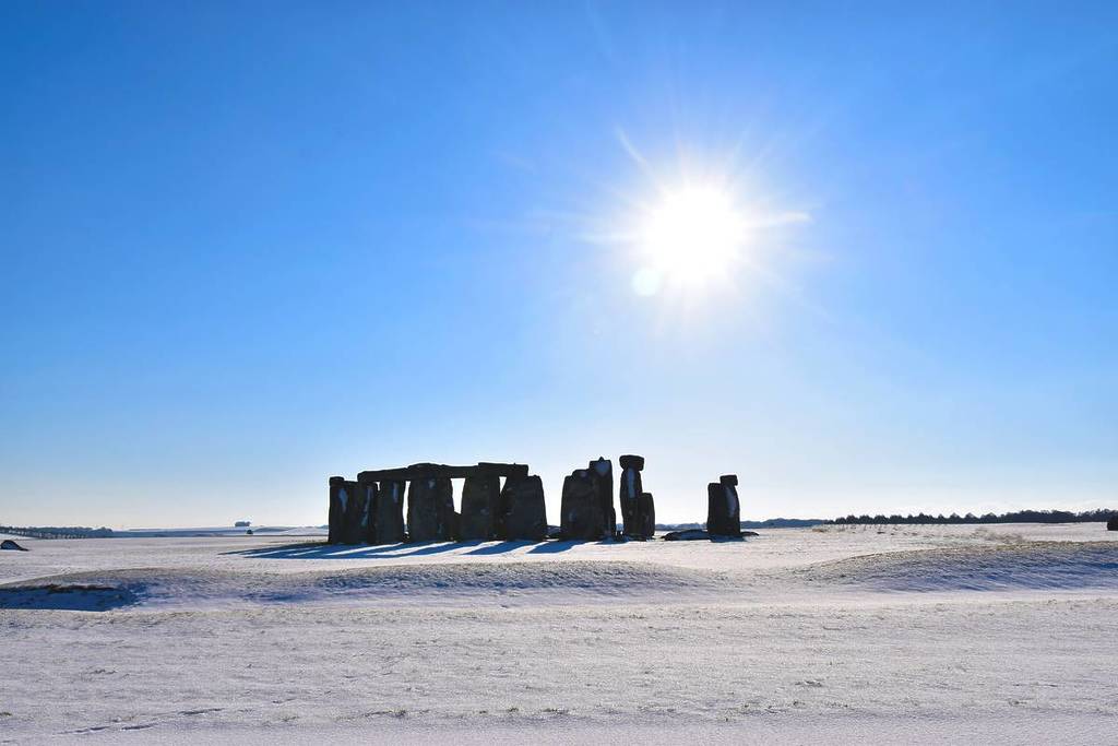 Stone Henge UK in the winter