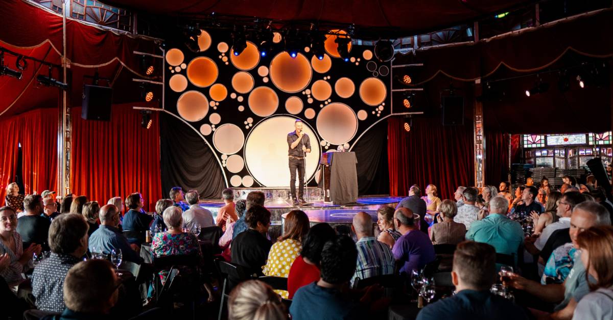 This Genius New London Event Blends Wine Tasting and Stand-Up Comedy, And So Far Has Only One Date Confirmed