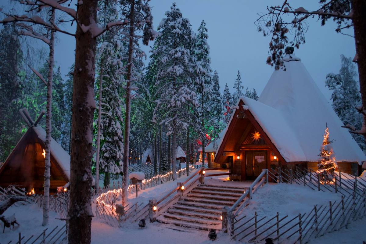 Why So Many Brits Are Flocking To Santa’s Official Home In The Arctic Circle This Season—A Real Winter Wonderland Complete With A Santa Village, Reindeer And The Northern Lights