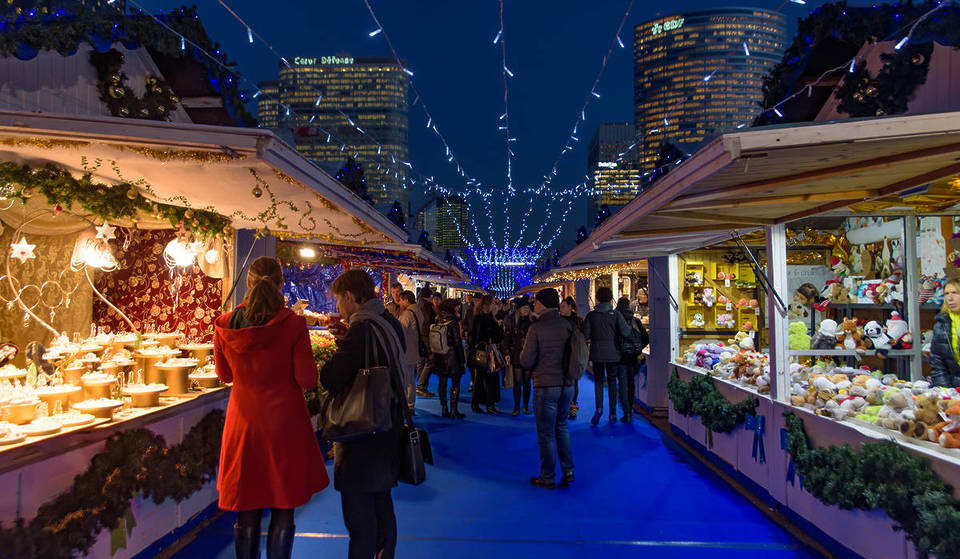This Magical Open-Air Christmas Market Is In One Of The World’s Prettiest Cities – It’s Just Over 2 Hours From London On The Eurostar, Featuring 300 Snow-Covered Chalets And A Giant Ice Rink