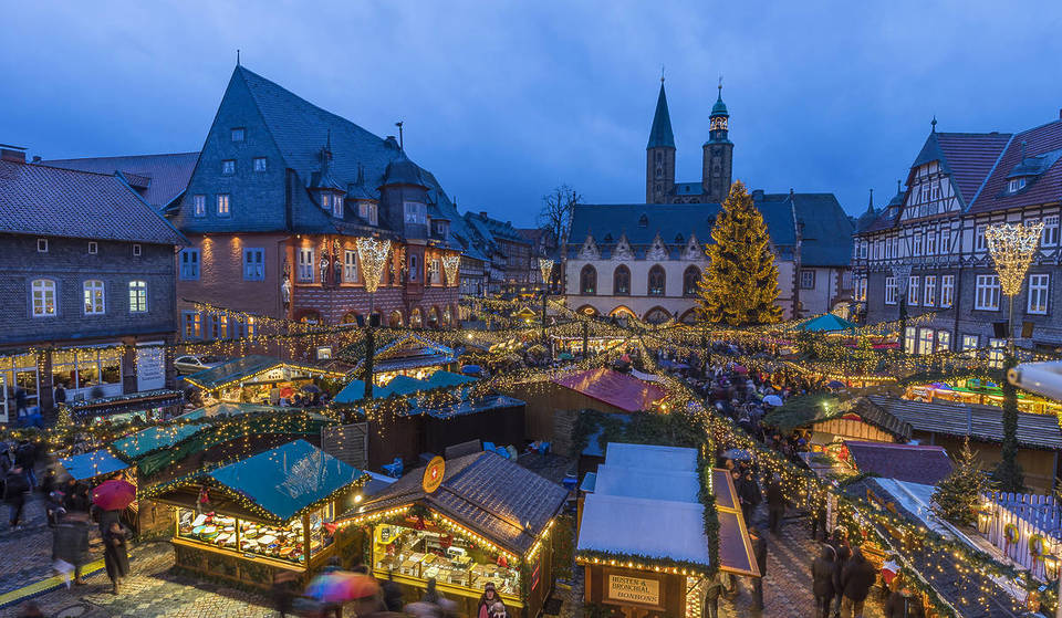 This Dazzling Christmas Market Is Tucked Away In A 1,000-Year Old German Town Surrounded By Forests – Filling The UNESCO World Heritage Site’s Historic Square With Christmas Cheer And Lighting Up Its Underground Caverns With Twinkling Illuminations