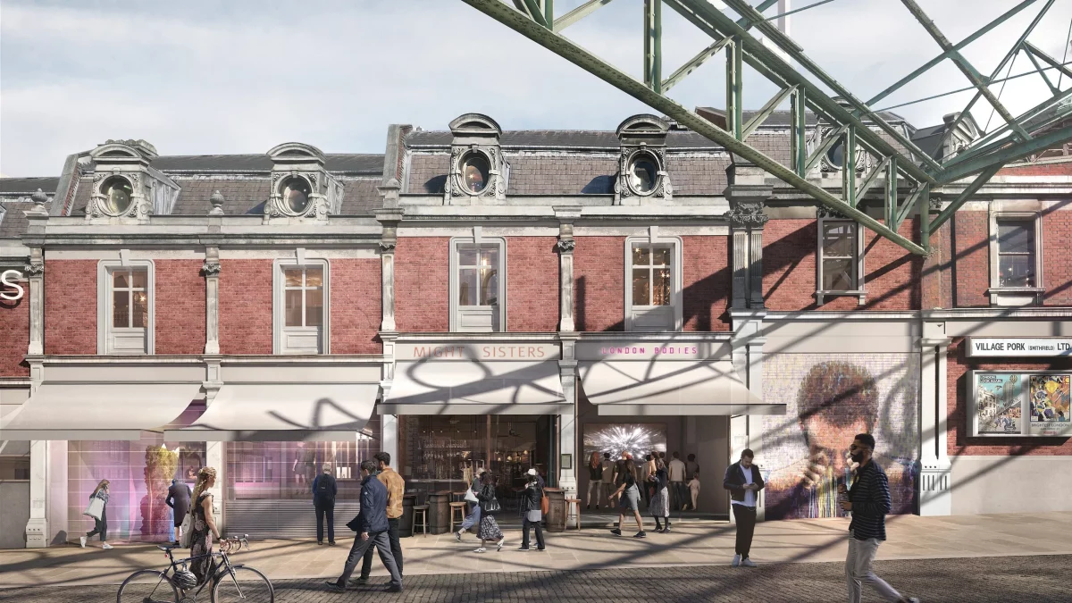exteriors of the new london museum mockup