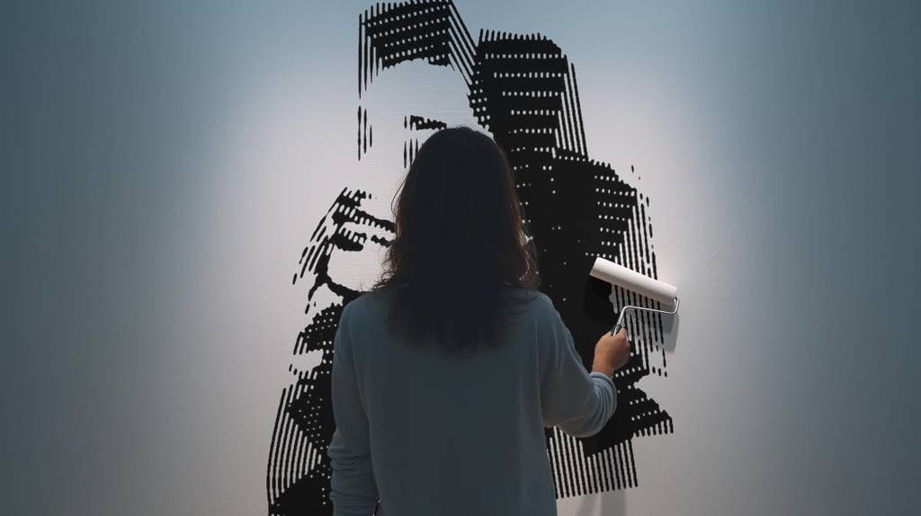 Exposición utilizando pixelografía.