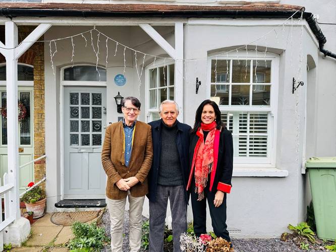 Exterior of David Bowie's former home