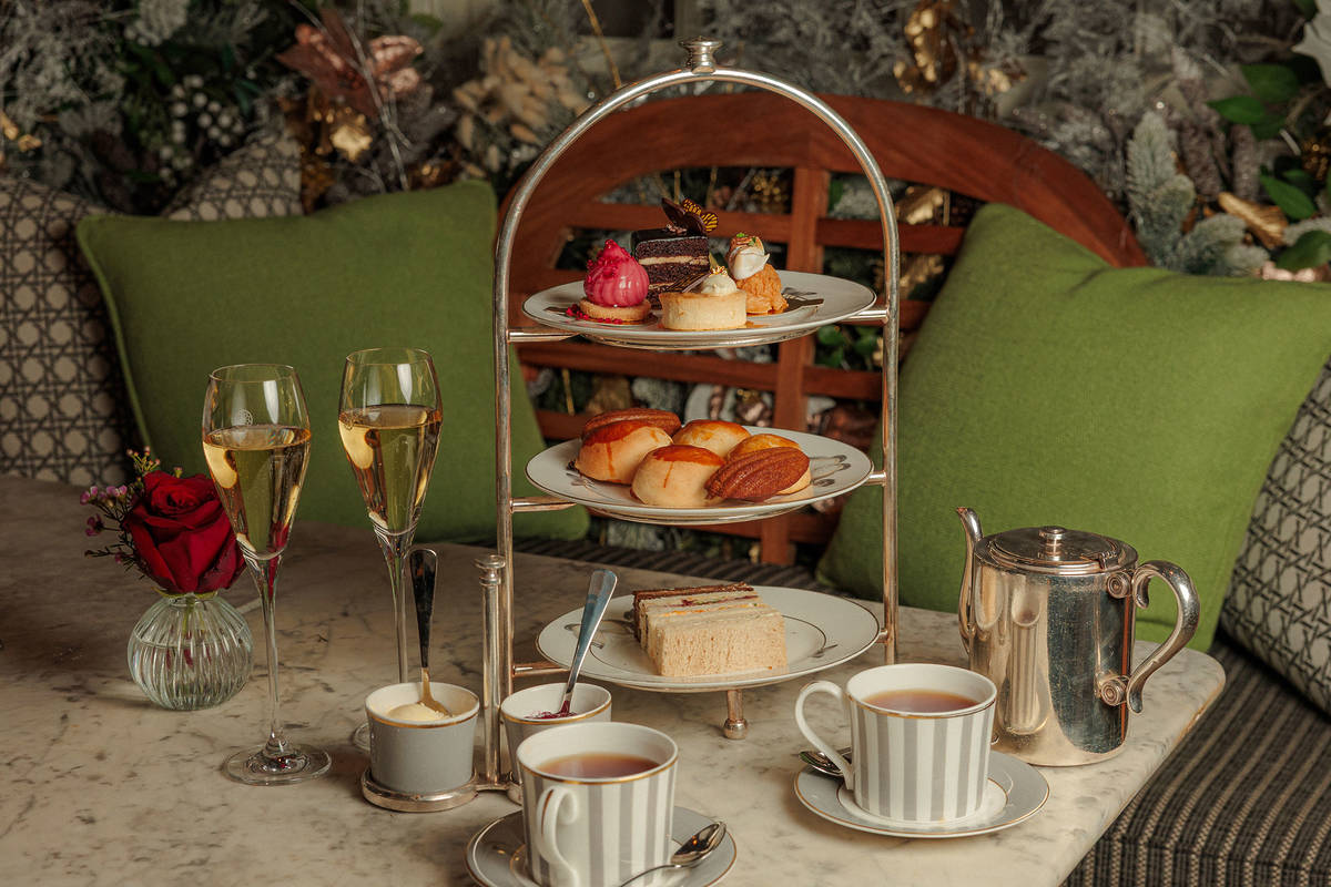 an afternoon tea spread
