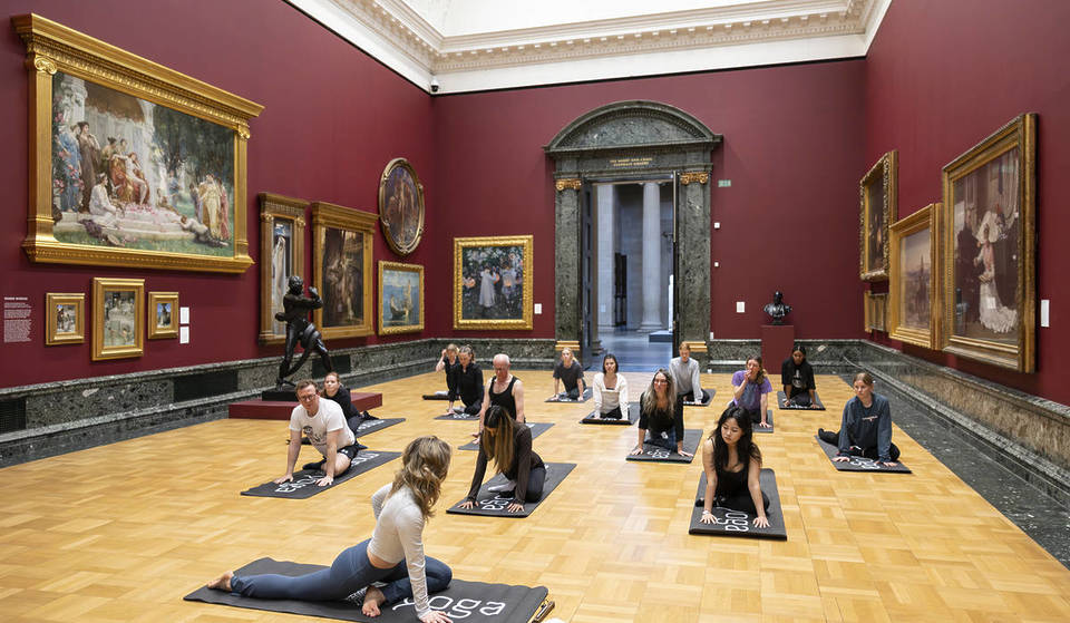 One Of London’s Most Famous Art Galleries Is Hosting Yoga Classes This Week – With Both Morning And Evening Sessions Beside The Historic Paintings