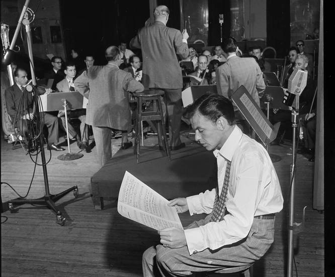 Frank Sinatra reading lines