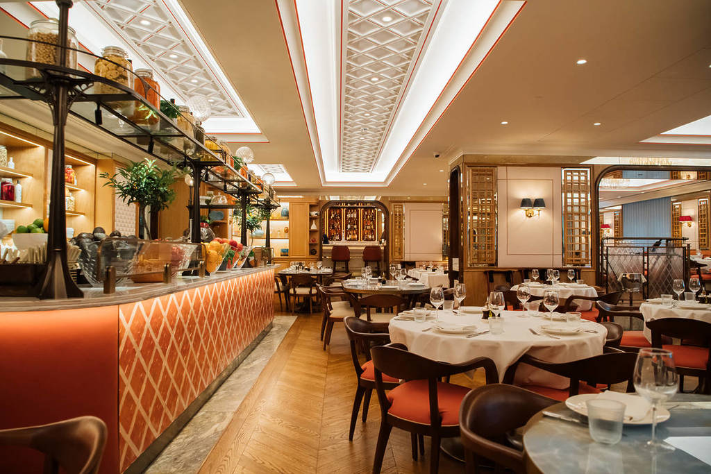 Interiores do restaurante Maison Ani