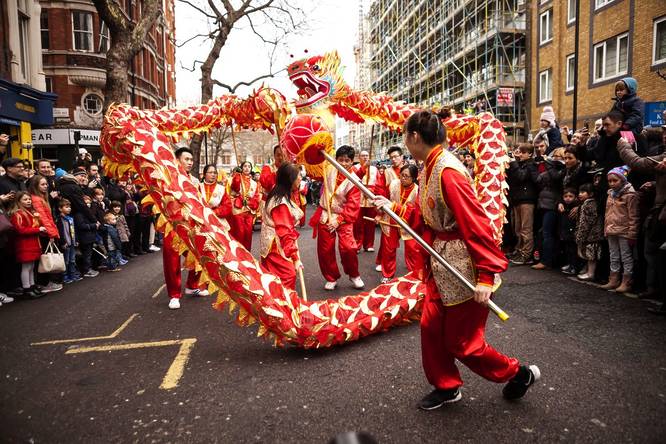 Chinese New Year Lunar New Year parade in London