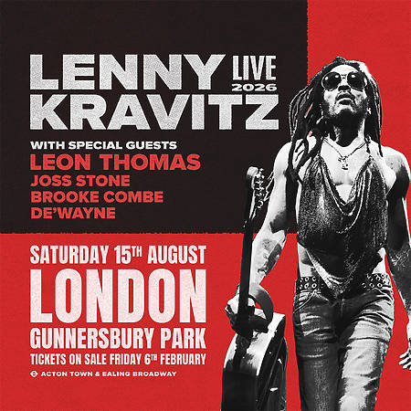 Lenny Kravitz Has Announced A Huge Headline Show At A London Park In