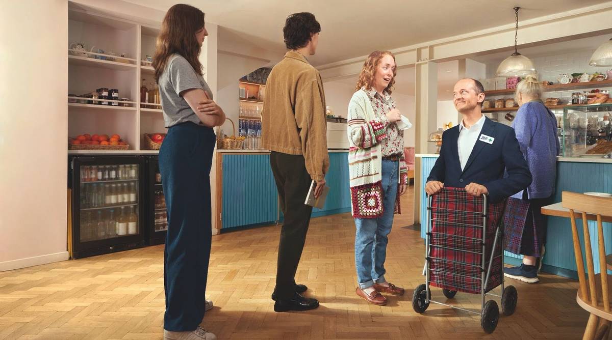 Boots pharmacists popping up in someone's house.