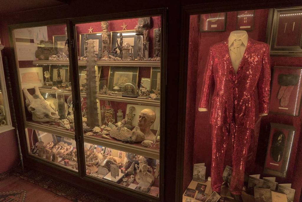 Some of the eclectic items inside the Viktor Wynd Museum of Curiosities