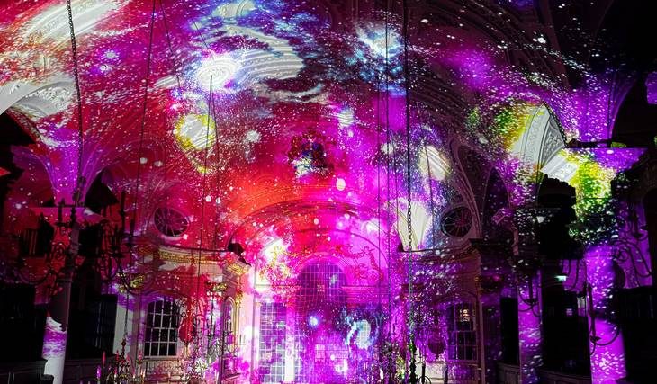 A spectacular sound and light show will illuminate a Grade I listed central London church next week – taking visitors on an immersive journey through space