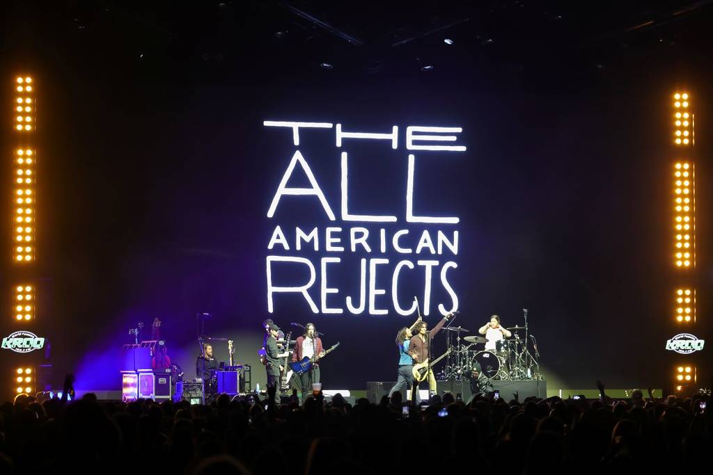 The All-American Rejects bei einem Konzert in Kalifornien