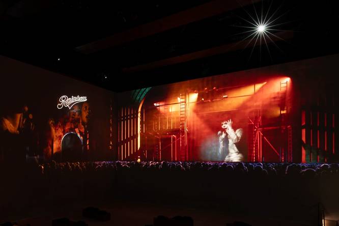 David Bowie 'You're Not Alone' screen at Lightroom