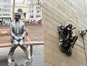 There’s a film-themed statue trail in the middle of London with artwork of legends from the silver screen – wander around and find everyone from Batman to Mr Bean, Paddington Bear, and more