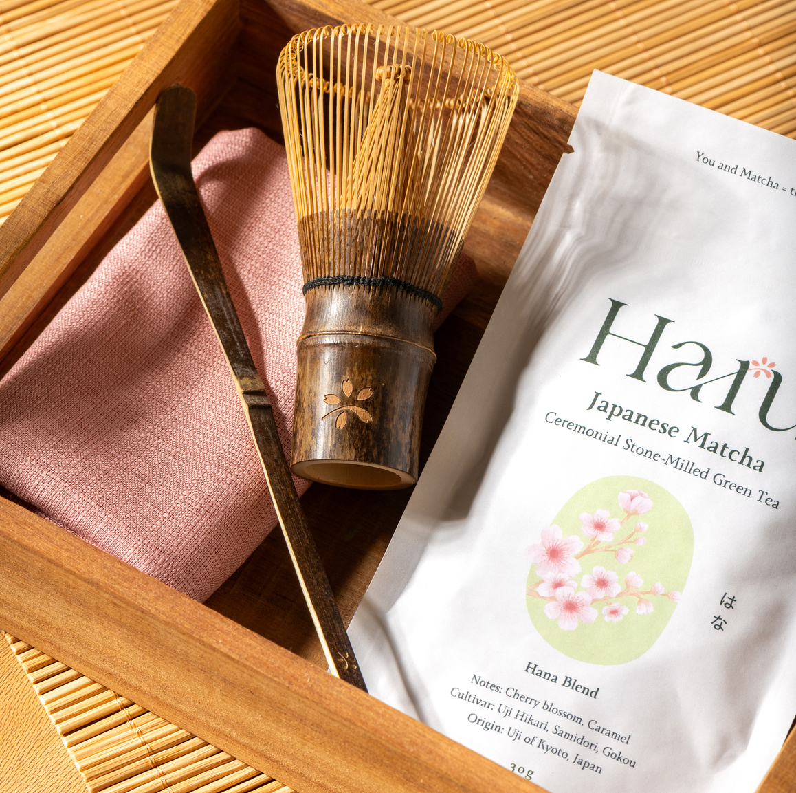 Matcha starter kit from Haru Matcha