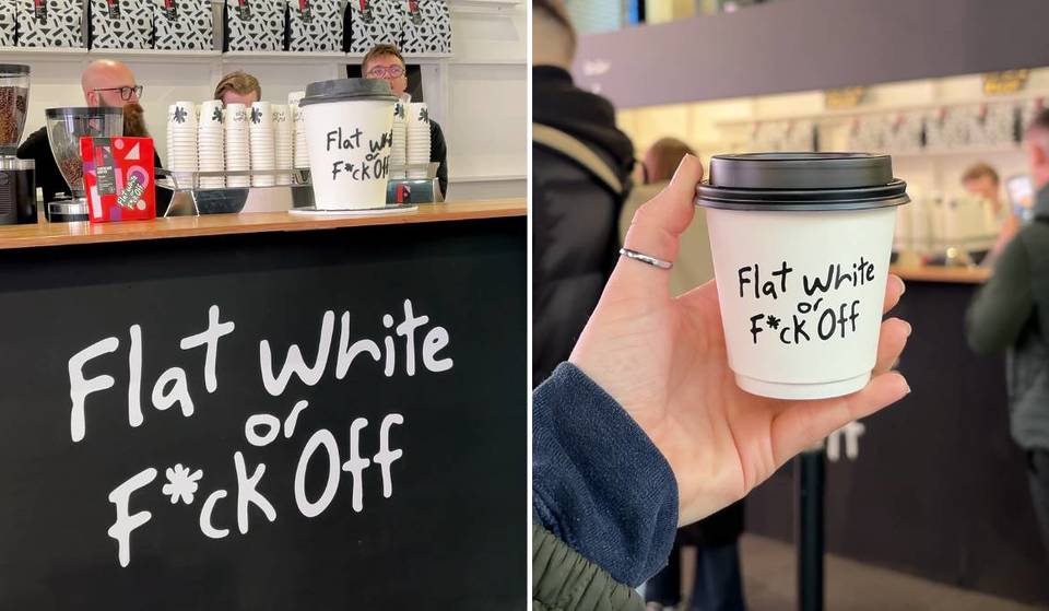 London’s most controversial coffee shop has just popped up on the South Bank – and it will be serving up caffeine and curse words for one day only