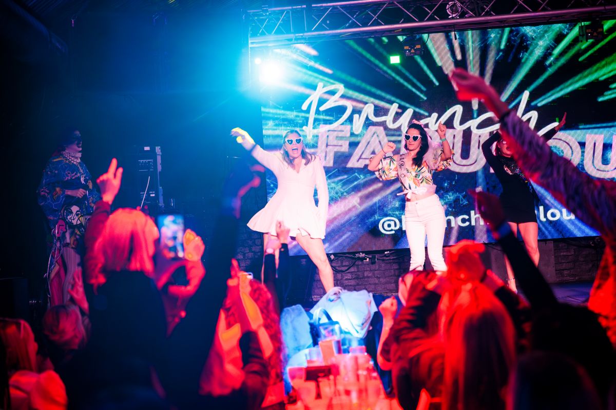 guest dancing on the stage