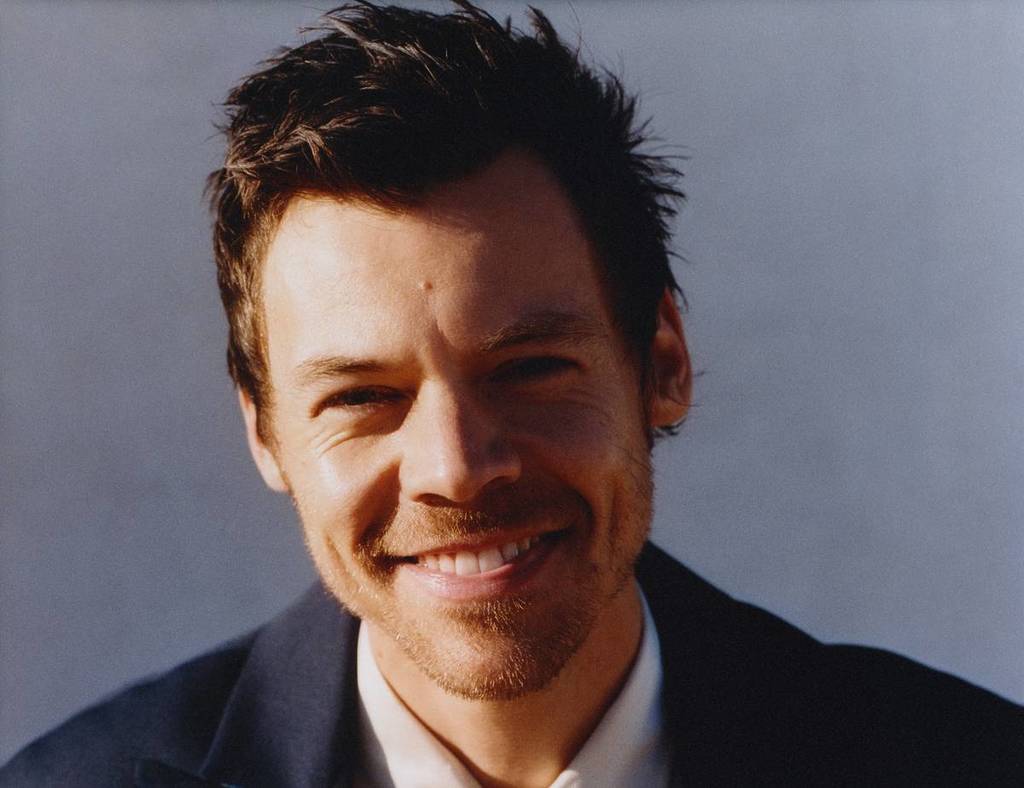 Foto de Harry Styles antes da notícia de que ele será o curador do festival Meltdown 2026