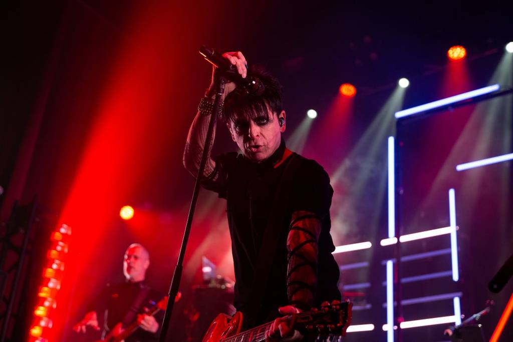 Gary Numan performing live in Manchester in 2024