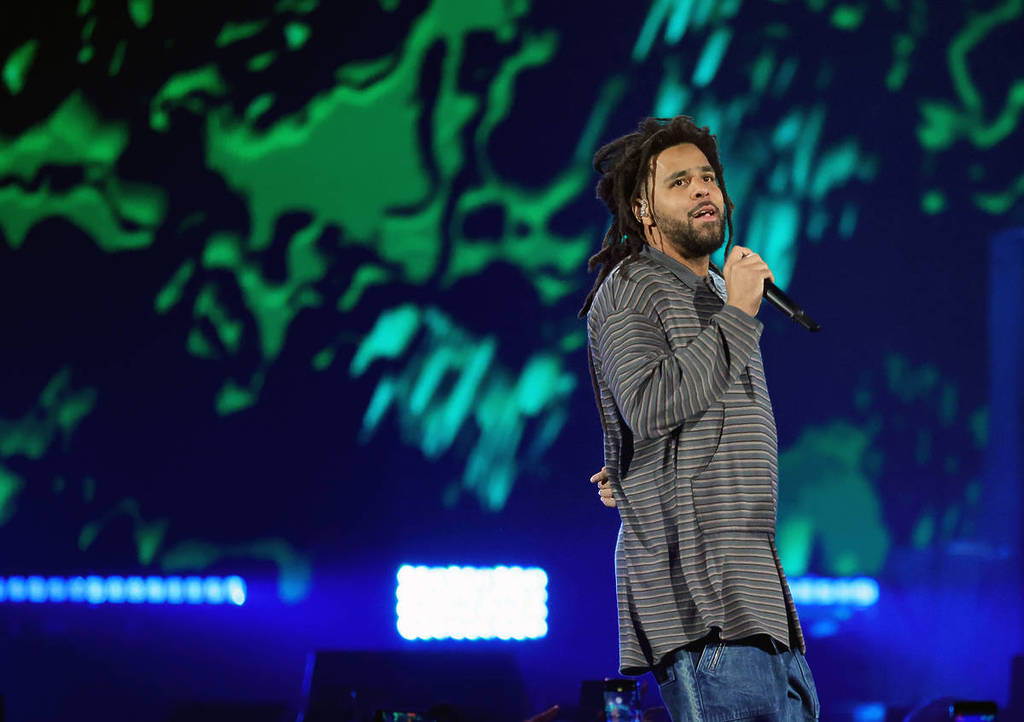 J. Cole en concert à Las Vegas à la T-Mobile Arena