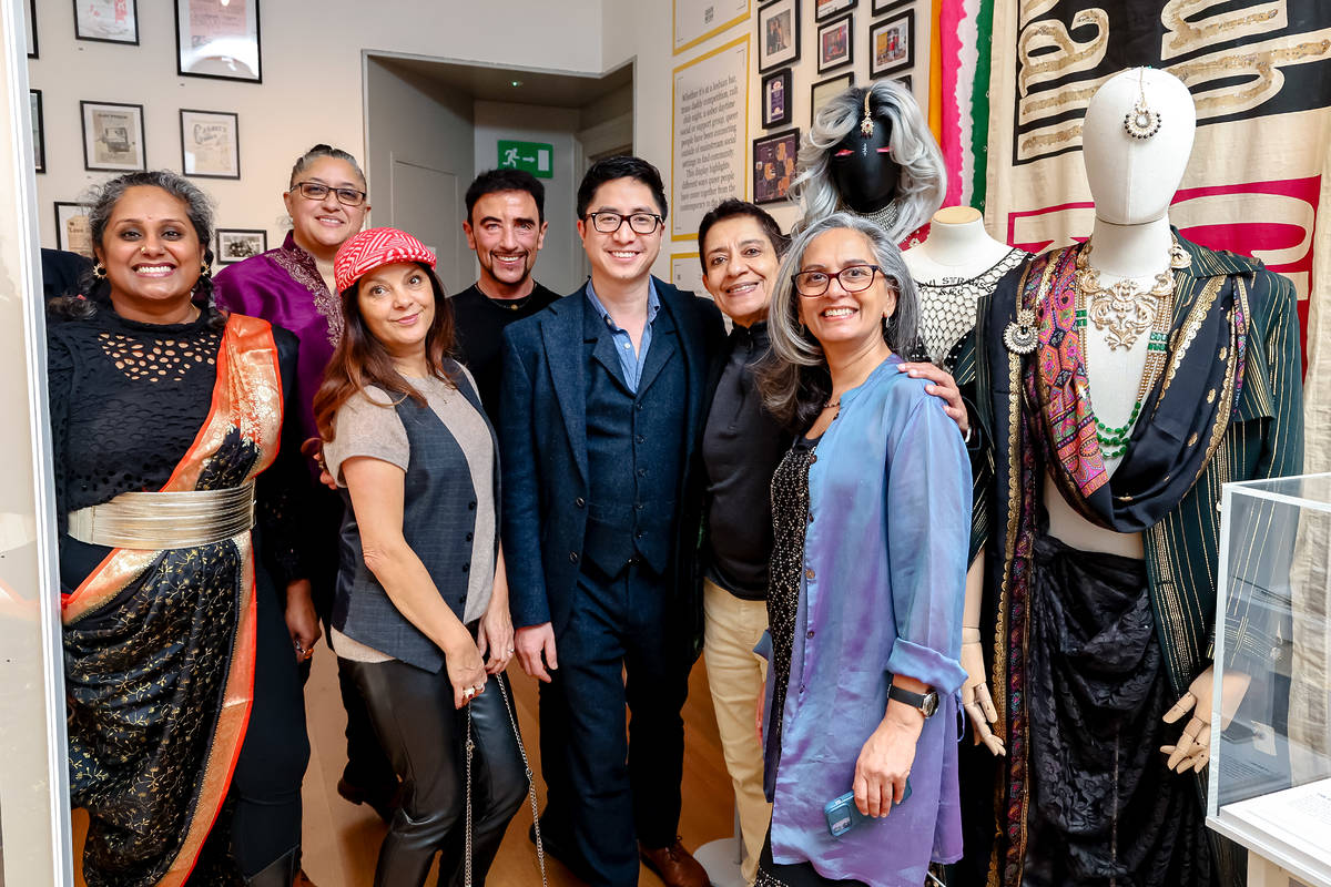 a group of people visiting the queer britain museum