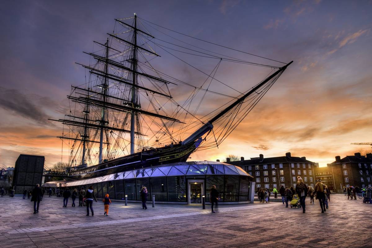 Cutty Sark Sunset - London September 18 2016