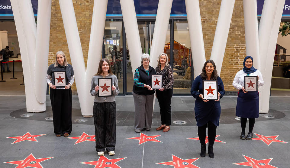 A ‘Hollywood Walk of Fame’-style trail of stars has been unveiled at King’s Cross train station to celebrate women in rail – the 10 stars tell the untold stories of female trailblazers within the industry