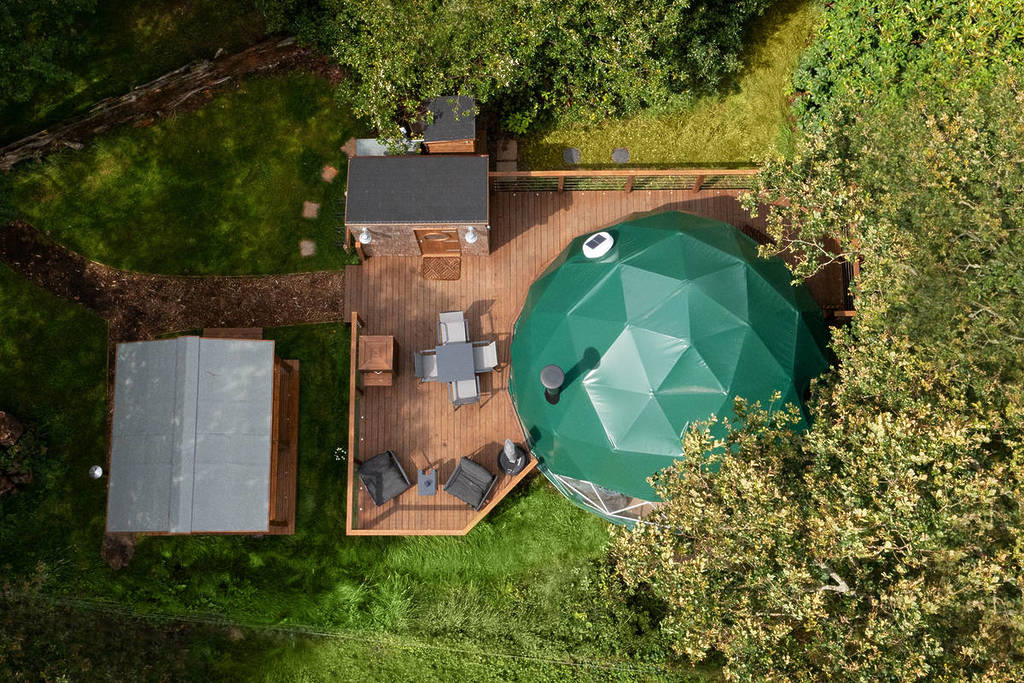 Vista aérea de Luna Domes.