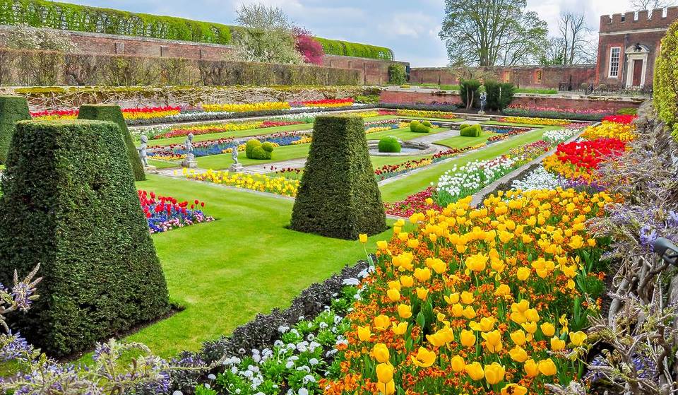Plus de 100 000 tulipes primées transformeront les jardins de ce palais royal historique en un paradis digne d&rsquo;une carte postale ce printemps