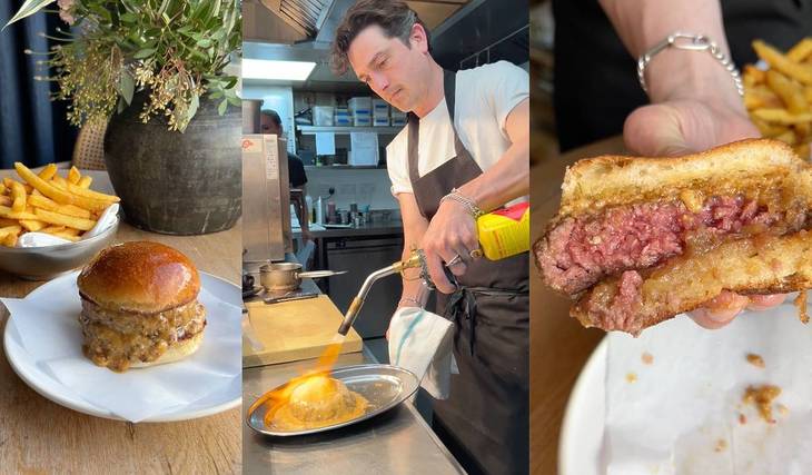 Este restaurante de Notting Hill só faz 10 destes hambúrgueres cult por dia — e é estritamente por ordem de chegada