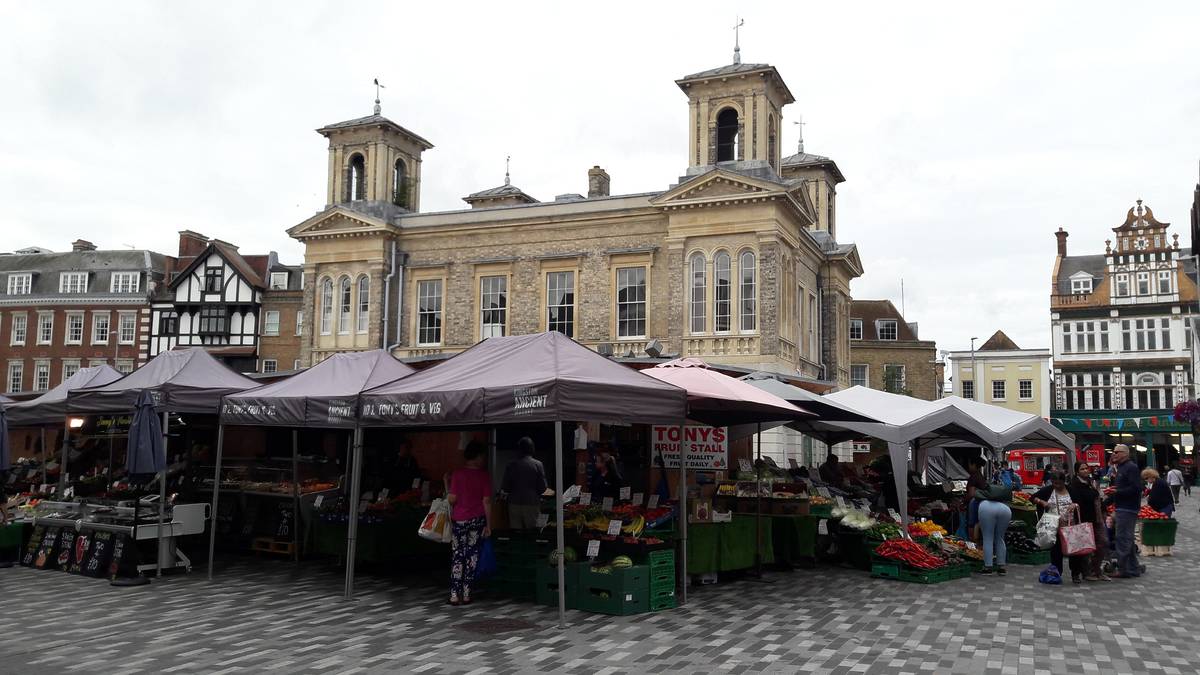 Dieser historische Straßenmarkt in London ist über 850 Jahre alt Dieser historische Straßenmarkt in London ist über 850 Jahre alt